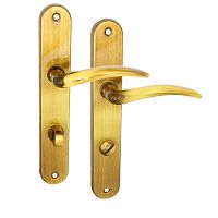 Ручки на планці Фінг д/п 72 WC OGR бронза